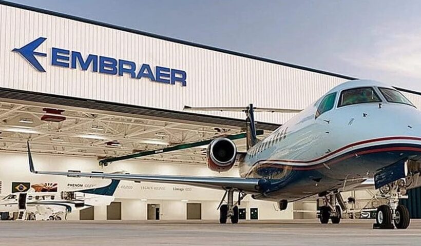 Embraer decola na bolsa